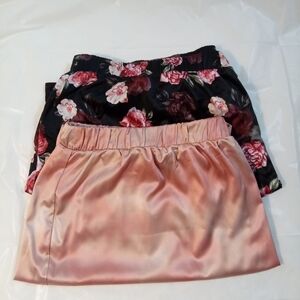 Torrid Satin Sleep Shorts. 2 Pair. 4X Like New